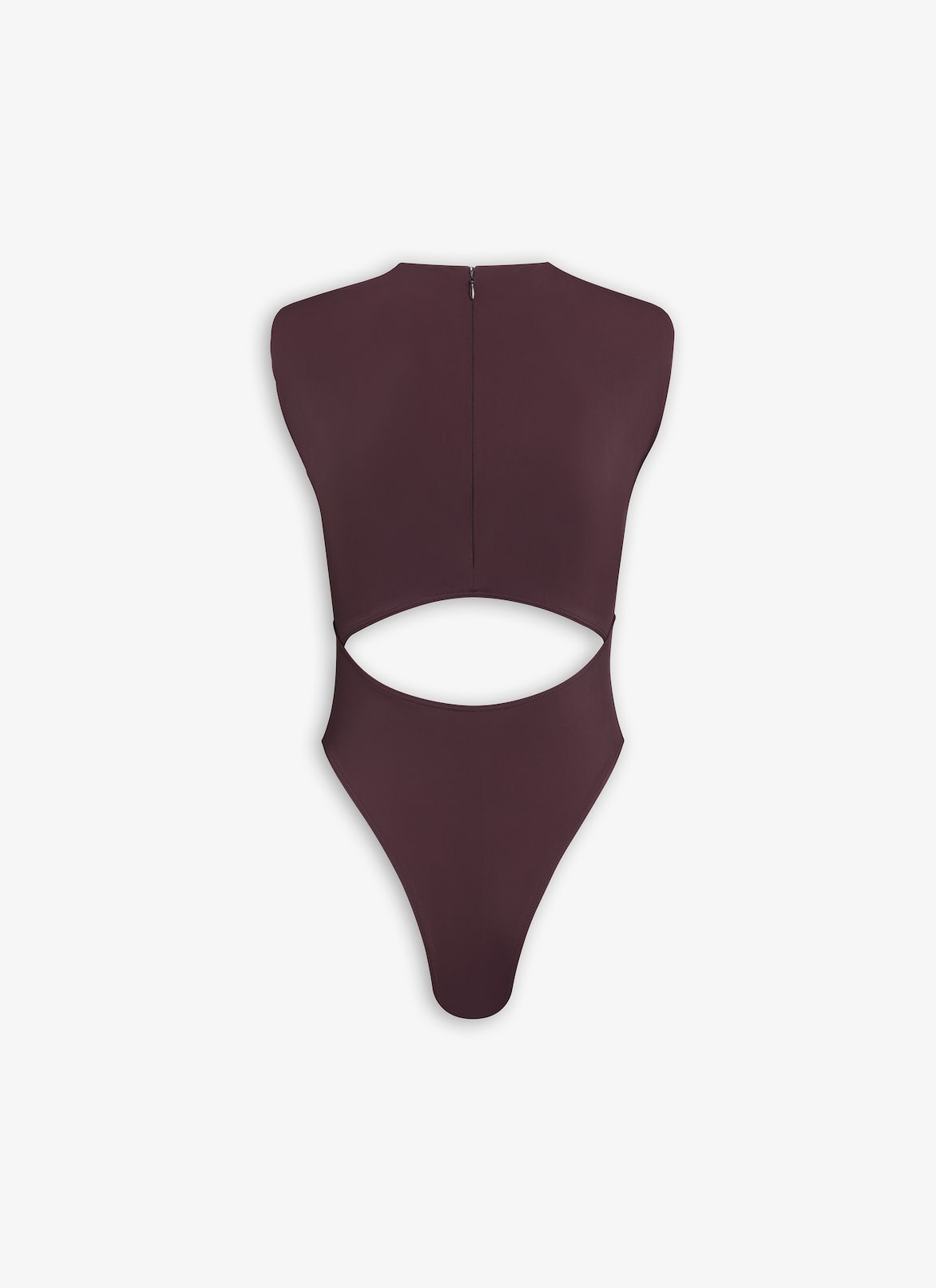 CUT OUT SWIMSUIT  ALAÏA CHOCOLATE CUT OUT SWIMSUIT